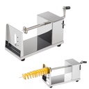 Hand held twister French fries machine on a stick