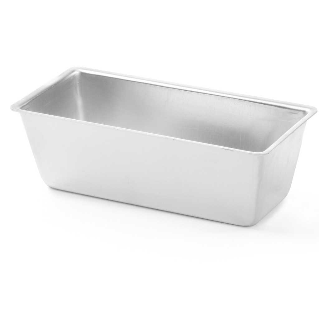 Rectangular baking pan 30x11x7.5cm aluminum cake pan - Hendi 682401