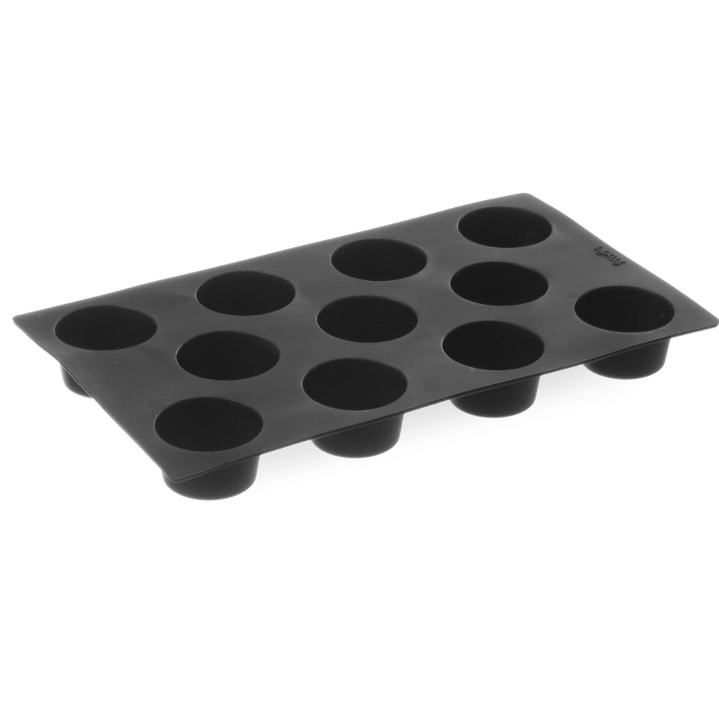Non-stick silicone molds for baking up to 260C MINI-MUFFINS 176x300mm GN1/3 - Hendi 676905