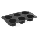Non-stick silicone molds for baking up to 260C MUFFINS 176x300mm GN1/3 - Hendi 677209