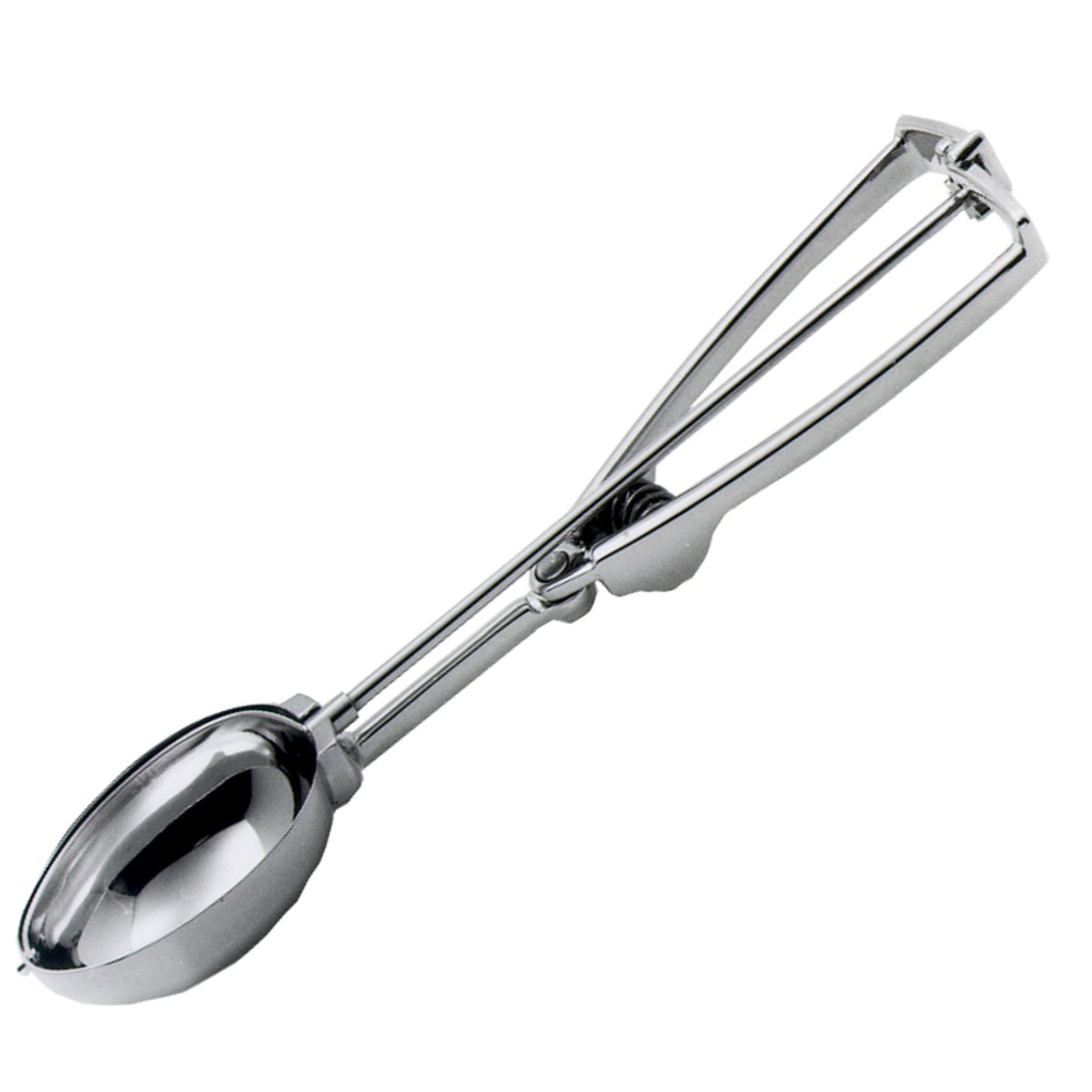 STÖCKEL jäätisekühvel ovaalne 1/30 62x43mm terasest - STOCKEL 755273
