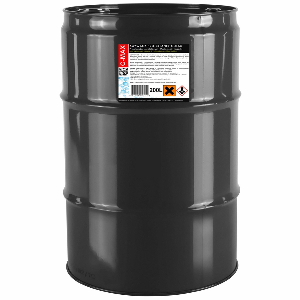 ShellSol D60 remover liquid for workshop parts and tools washer C-MAX PRO barrel 200L