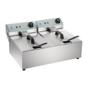 Electric double fryer 2x5L