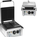Rectangular waffle iron for 2 Belgian waffles