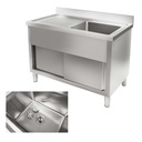 Sink pool stainless steel kitchen sink 120cm wide