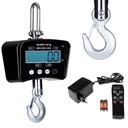 Overhead hook scale with remote control up to 1 ton 1T LCD black