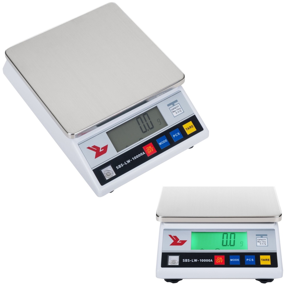 Täppiskaalud SBS-LW-10000A LCD täpsus 0.1g kuni 10kg