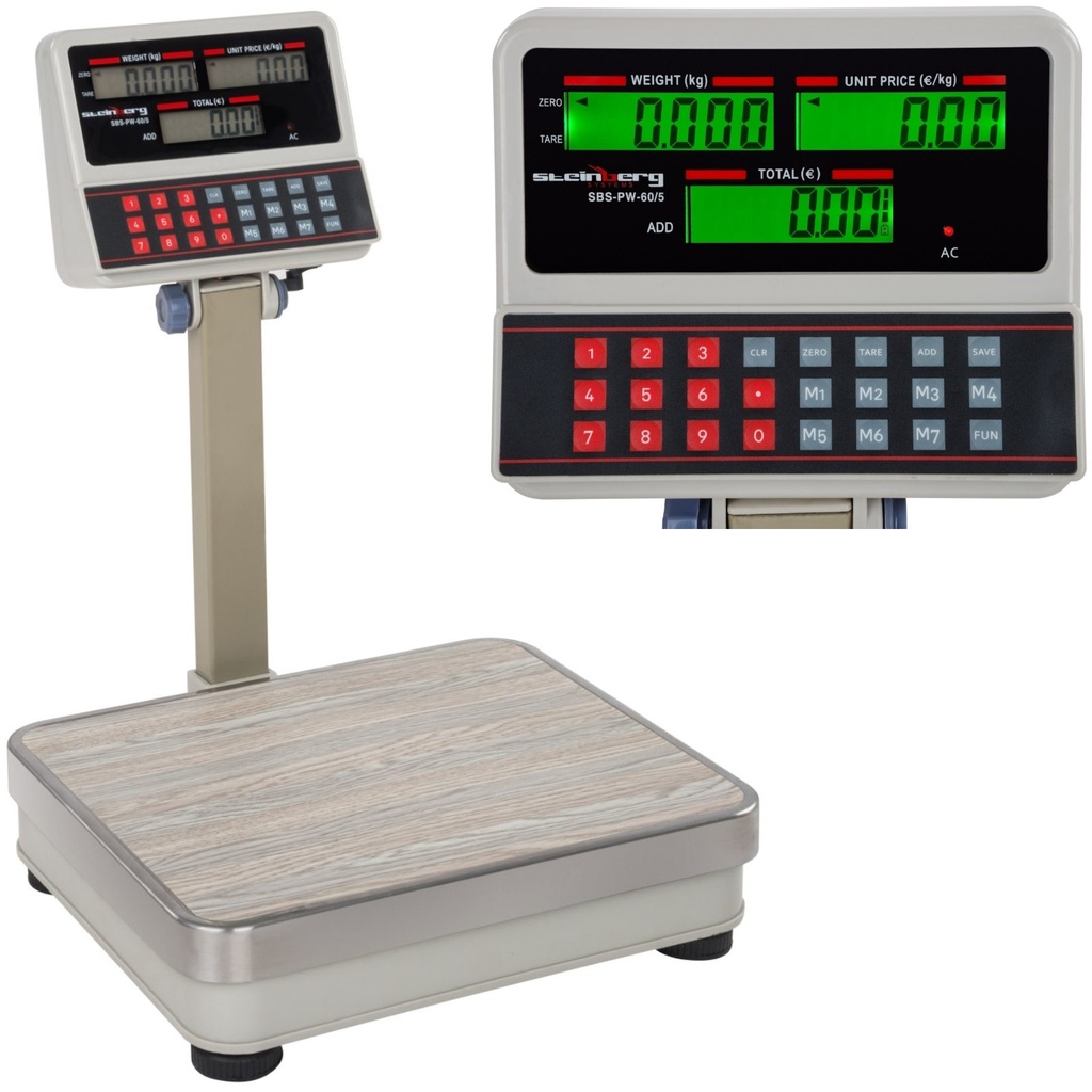 Platvormi kaal SBS-PW-60 LCD kuni 60kg