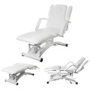 Rehabilitation massage table bed controlled by remote control DIVINE White