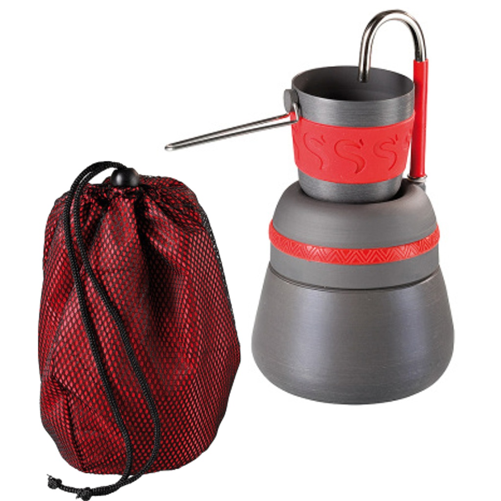 Turistide kohvimasin koos filtriga + 150ml reisikruus