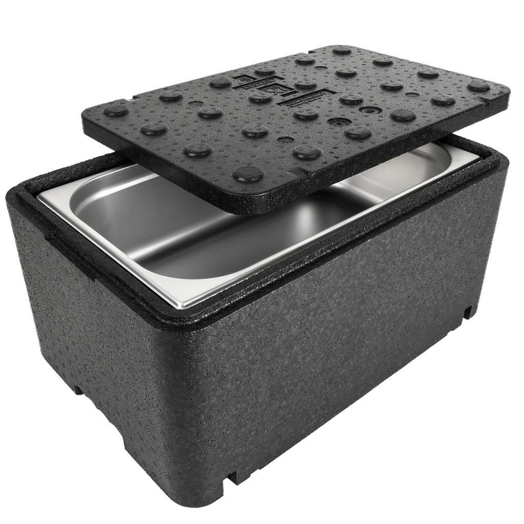 Thermobox termokarp kaanega konteiner meditsiinitoidule 600x400x296mm GN1/1 48L Arpack