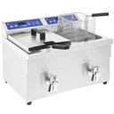 Royal Catering 2x 10L induktsiooniline topeltfriteerija 7000W 230V