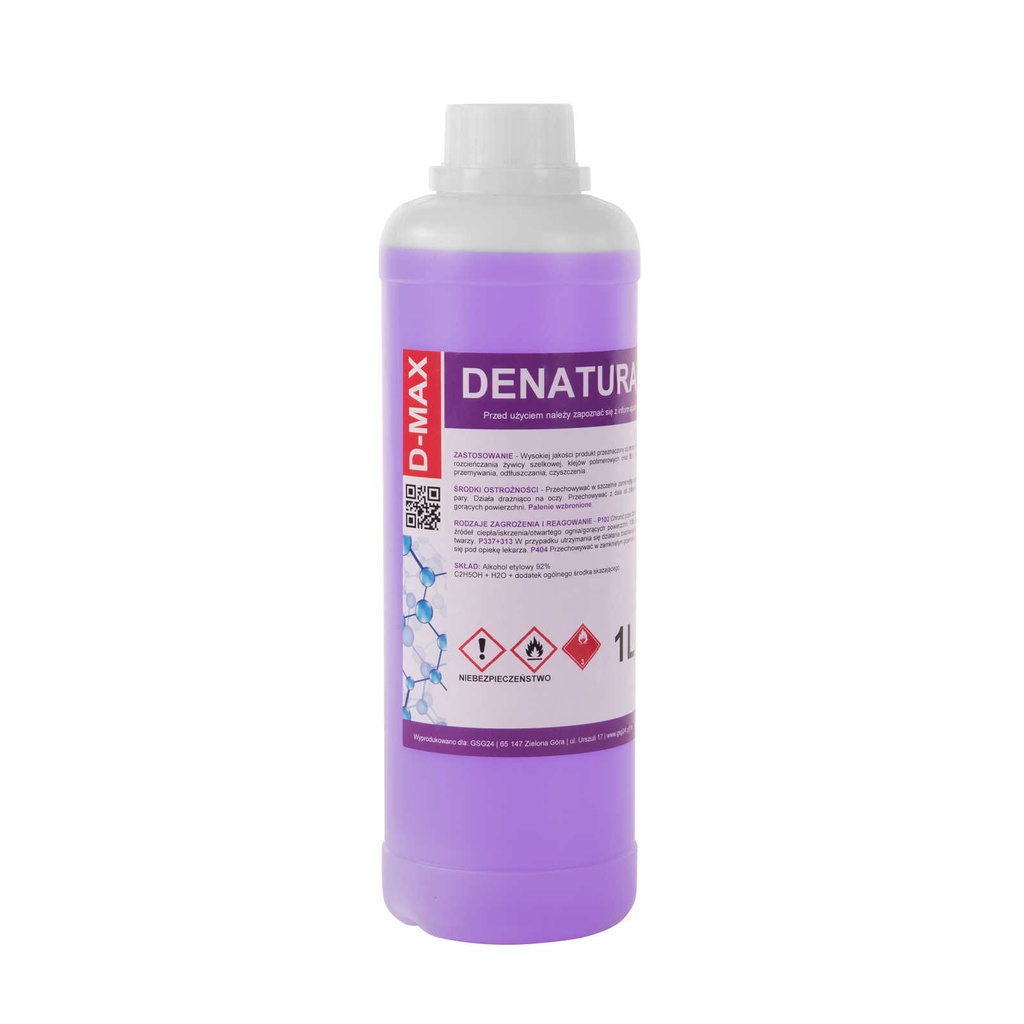 Denatureeritud alkohol D-MAX 1L