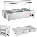 Vabalt seisev 6 x GN 150mm 55L Royal Catering kuiv paisupaik ilma veeta