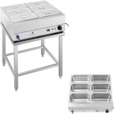 Vee soojendaja terasalusel 6 x GN 1/3 2000W 230V
