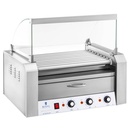 Rullgrill koos katte ja soojendussahtliga 16 HotDog vorsti jaoks 2200W 230V Royal Catering