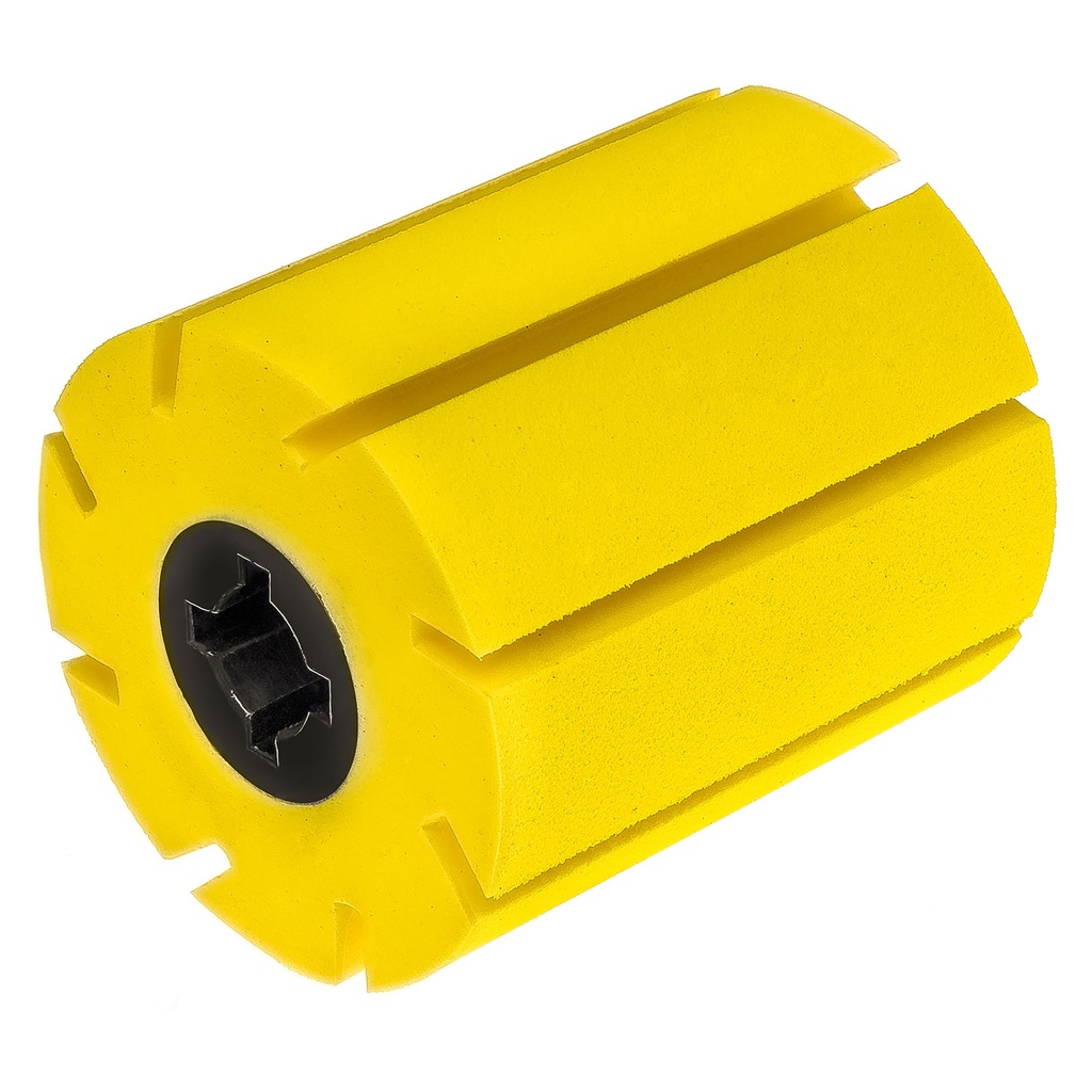 Expansion roller for abrasive belt sleeves for satin machine 90x100mm