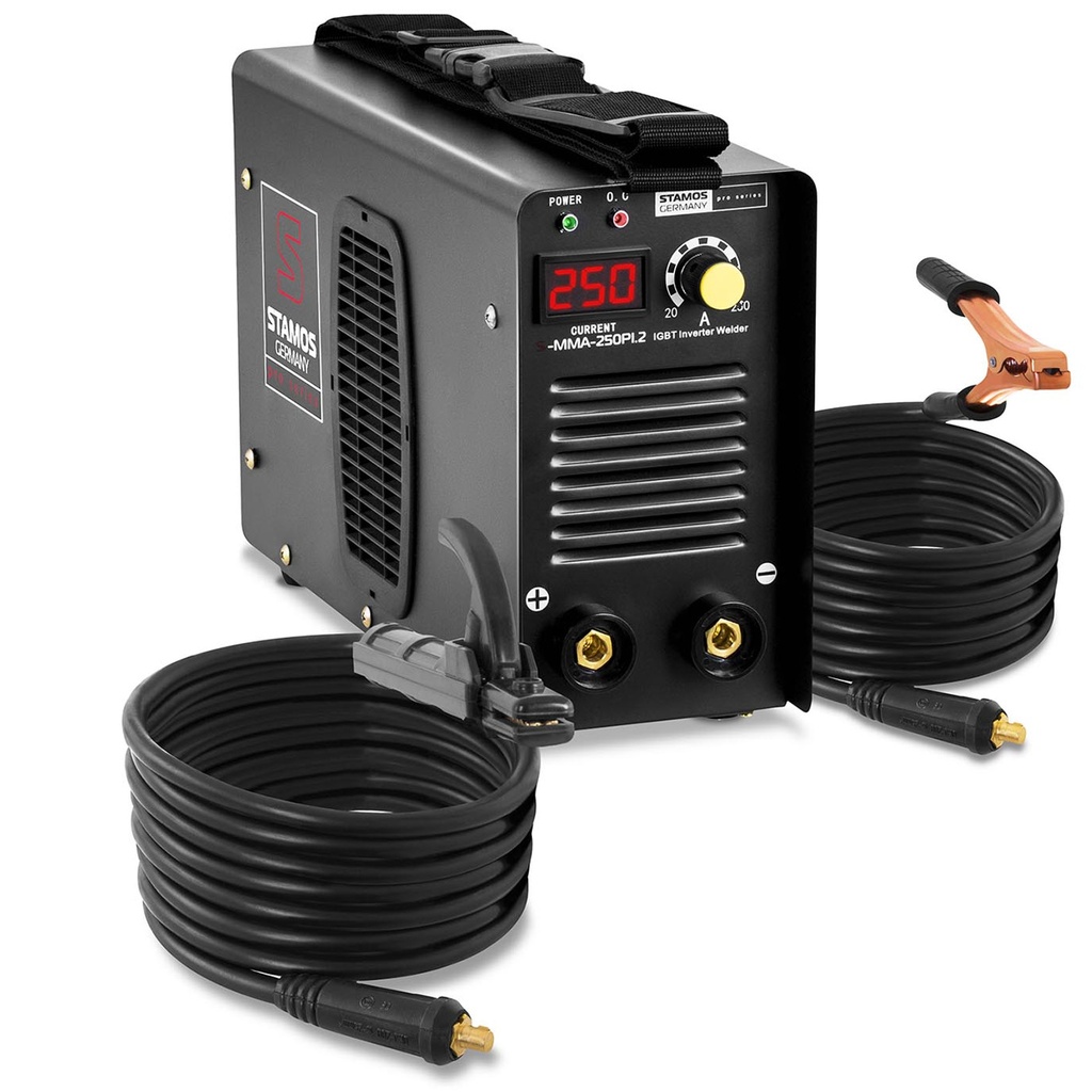 Kompaktne usaldusväärne IGBT MMA keevitusseade LED-ekraaniga 250A 230V S-MMA-250PI.2
