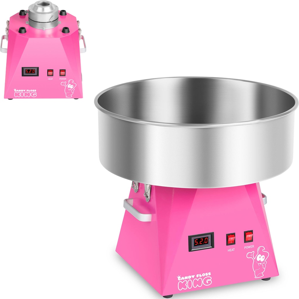 LED kommivärvimasin roosa 52cm 1030W Royal Catering RCZK-1030-W-R