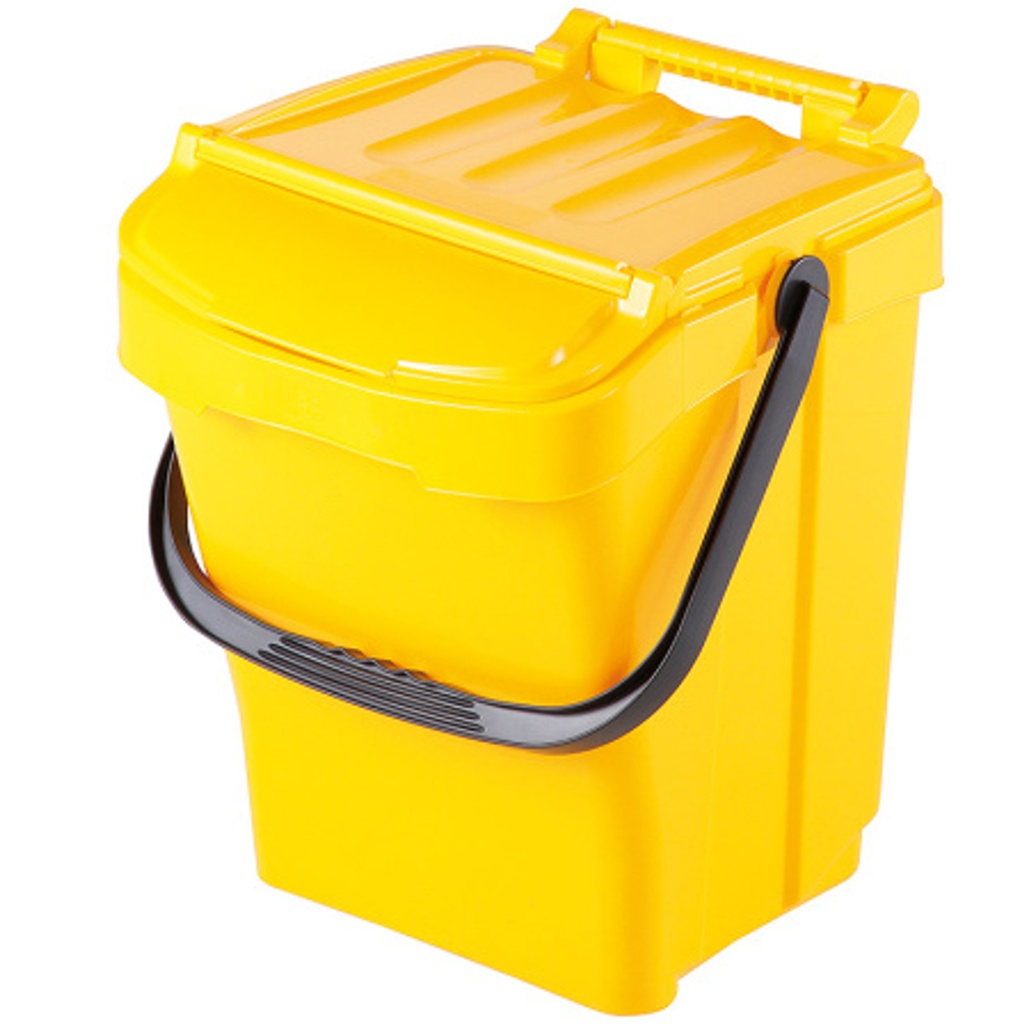 URBA PLUS 40L waste sorting garbage can - yellow