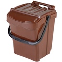 BIO waste sorting garbage can URBA PLUS 40L - brown