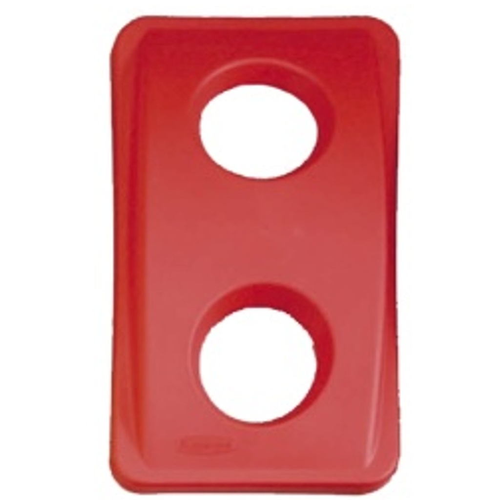 Rubbermaid SLIM JIM reg prügikasti kaas; punane
