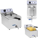 Professional fish fryer with tap 3000W 17L Royal Catering RCEF 15E.