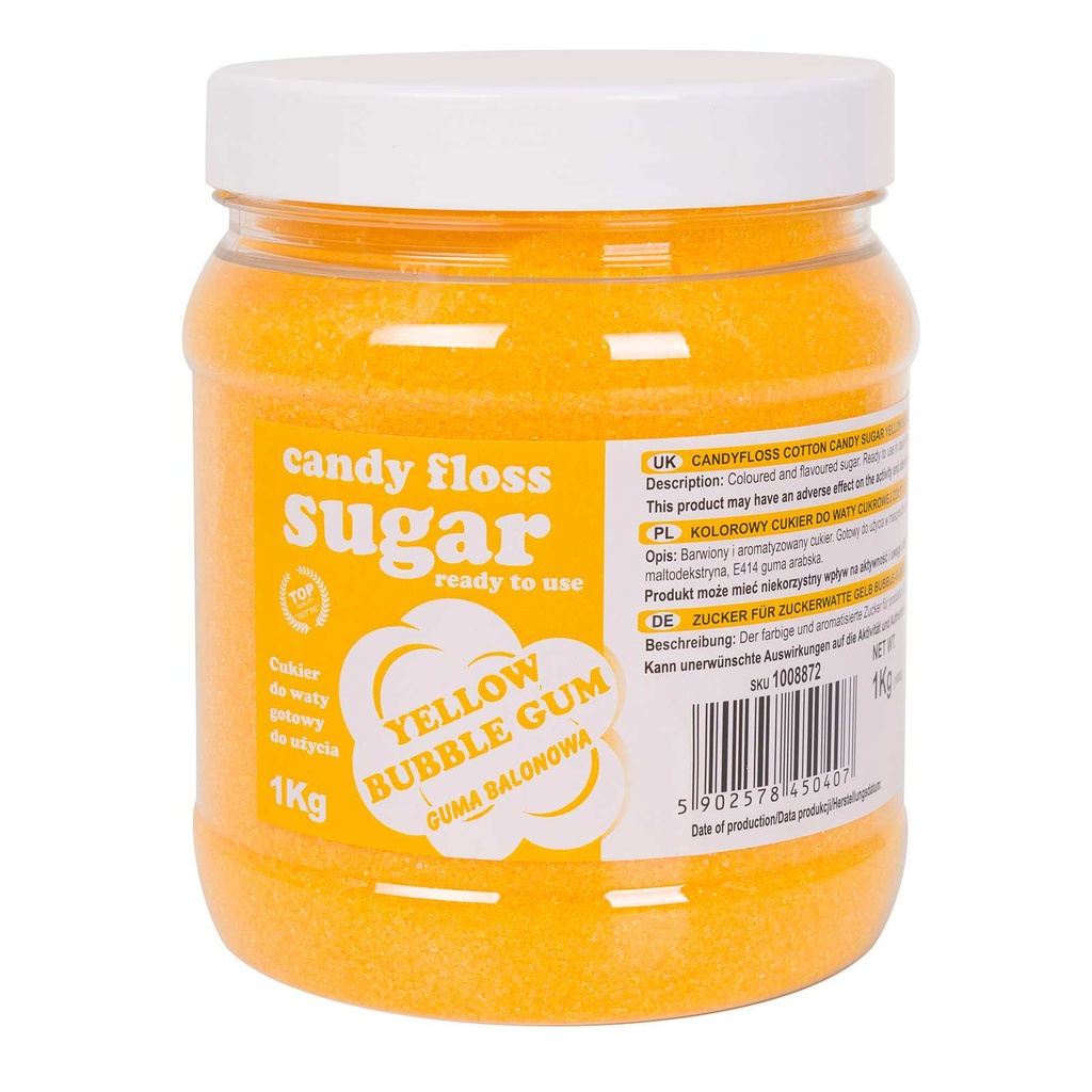 Kollane suhkruvärvi suhkruvärvi suhkruvärv 1kg