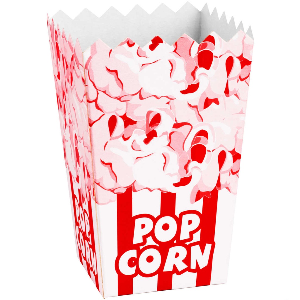 Cardboard box for PopCorn 7x14.5x9cm MEDIUM 0.75L 100pcs.