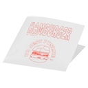 Pakendi ümbrikukott HAMBURGER 15x15cm kilega kaetud 200tk.