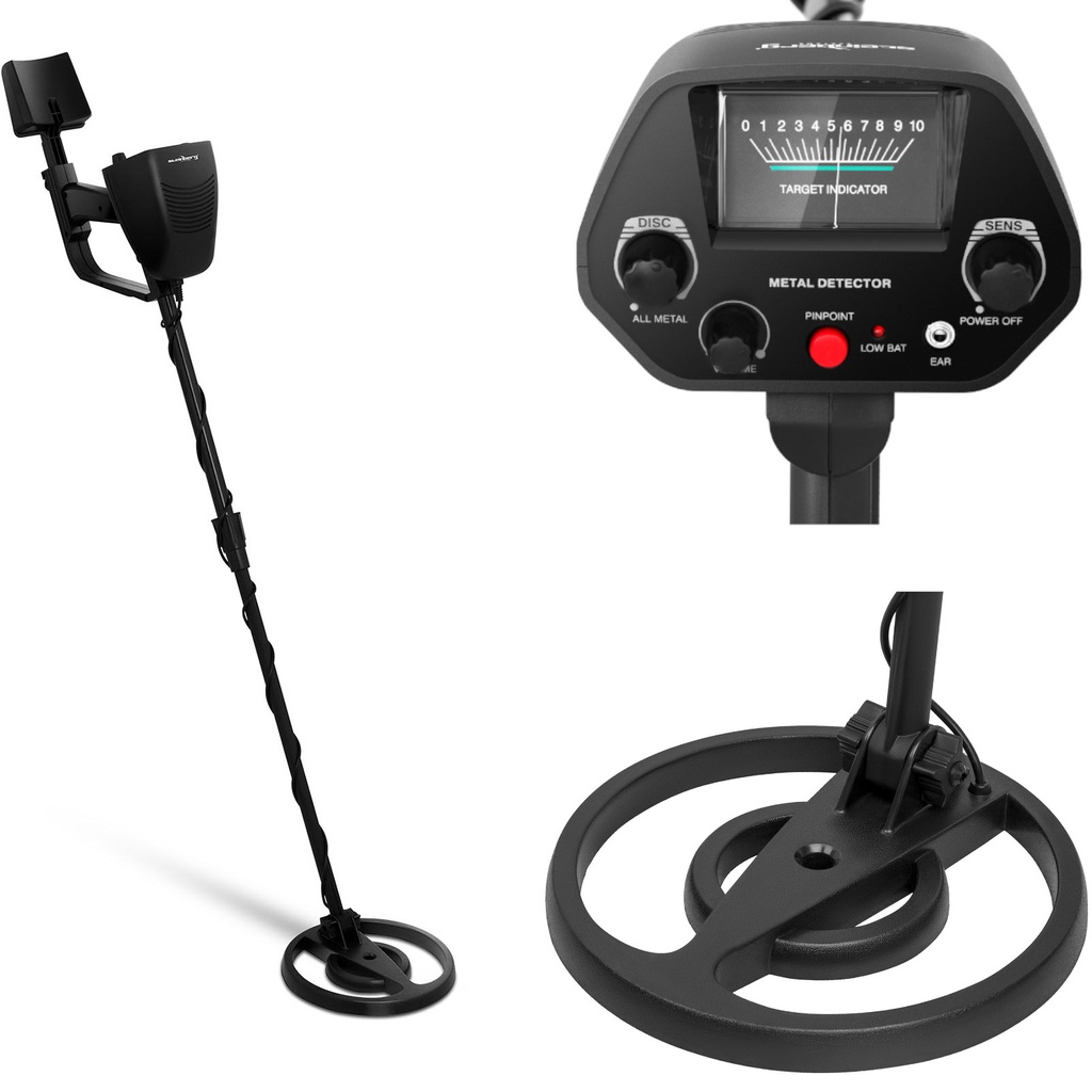 Veekindel metallidetektor 105 cm pikkusega 2 m ulatusega SBS-MD-1