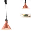 Toidu soojenduslamp - vasest kooniline ripplamp 250W