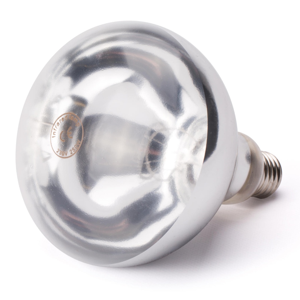 Infrapunalamp toidu soojendamiseks E27 250W valge