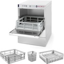 Baariklaasist nõudepesumasin + dosaator + pumba korv 40x40cm 230V 3 PROGRAMMI