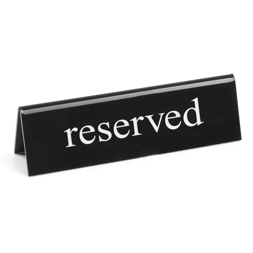 RESERVED RESERVED kahepoolne infosilt pleksiklaas ET - Hendi 663462