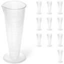 Plastist mõõteklaas 50 ml - 10 tk.