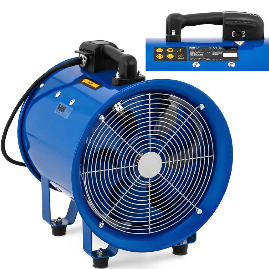 Tööstuslik telgventilaator jahutuseks ja õhuringluseks 500 W diameeter 300 mm
