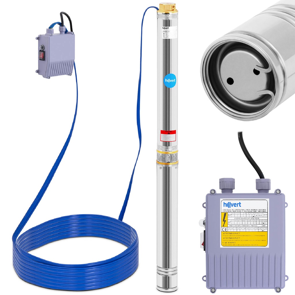 Stainless steel deep well pump 9000 l/hr up to 72 m