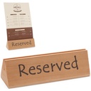 RESERVED RESERVED wooden information plate - Hendi 664308