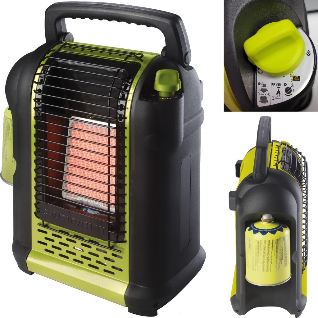 OXYSTOP OLYMP 2kW gas cartridge tourist heater.
