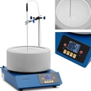 Laboratooriumi kuumutusmantel koos magnetilise segistiga + statiiv 5 l 1800 rpm 300 C