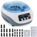 Professional plasma laboratory centrifuge for up to 48 test tubes 12000 rpm 45 W.