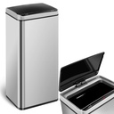 Trash garbage can automatic contactless with motion sensor 20 cm range 80 l
