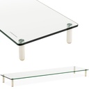 Riiul monitoriekraanile 13-32'' klaasile max. 20 kg 100x26x8,3 cm
