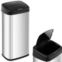 Rectangular automatic non-contact waste garbage can with motion sensor 30 cm 40 l