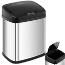 Rectangular automatic non-contact waste garbage can with motion sensor 30 cm 20 l