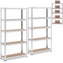 Metallist laoriiul 5 riiulit 875 kg 90 x 30 x 180 cm hall 2 tk.