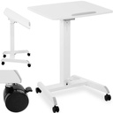 Ratastel reguleeritav sülearvuti statiiv 60 x 52 cm 760 - 1130 mm