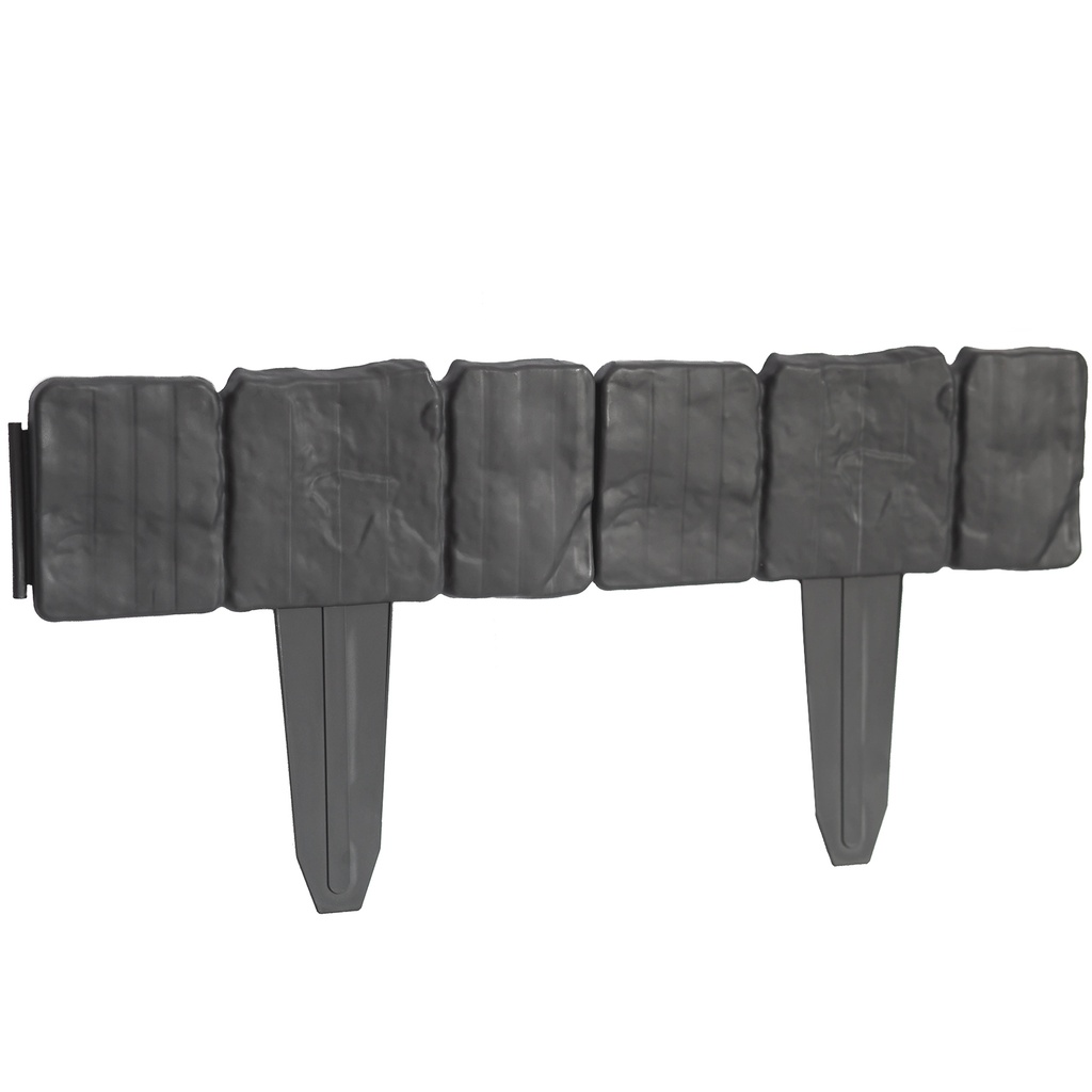 Kivi imitatsioon muru serva palisade STONE 2,5m - hall