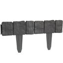 Kivi imitatsioon muru serva palisade STONE 2,5m - hall